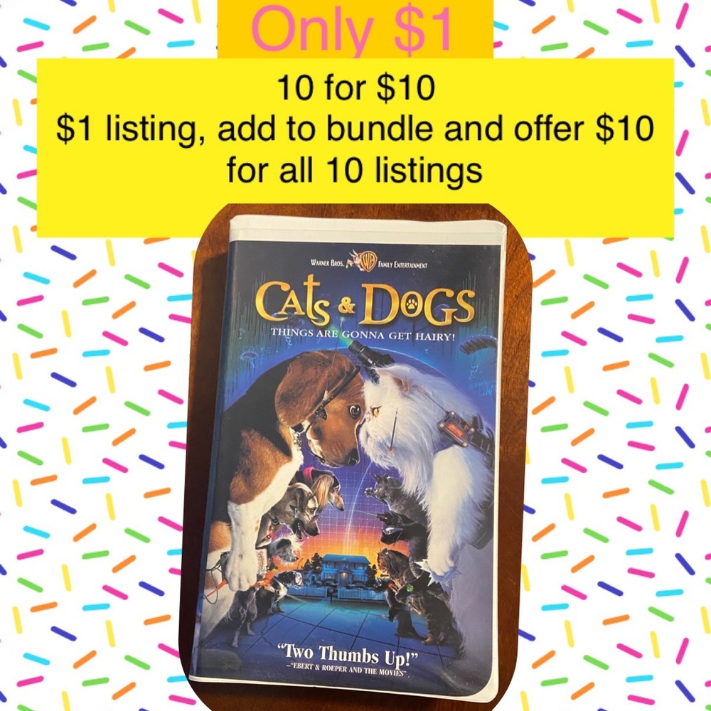 VHS Cats and Dogs